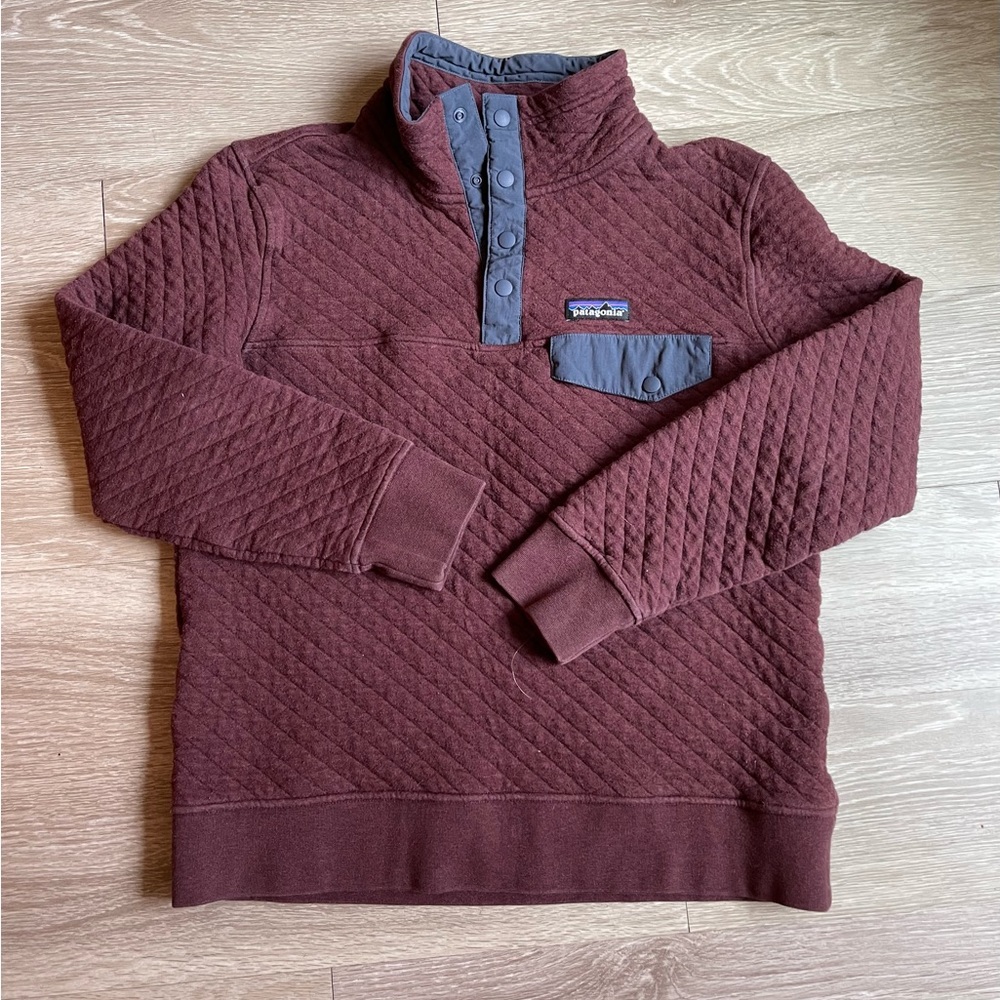 Patagonia Maroon T-Snap Pullover